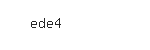 Captcha: ede4