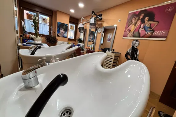 Zona de lavado de pelo